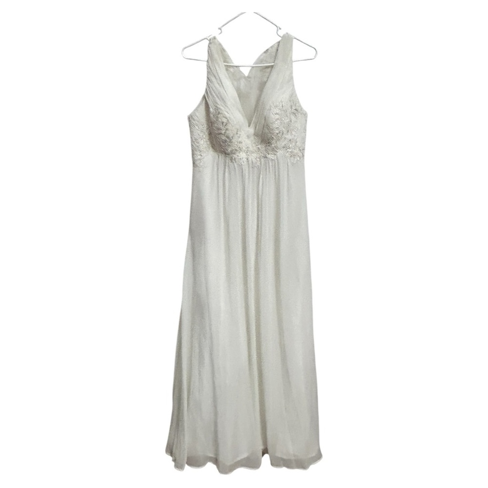 David's Bridal Ivory Gown
